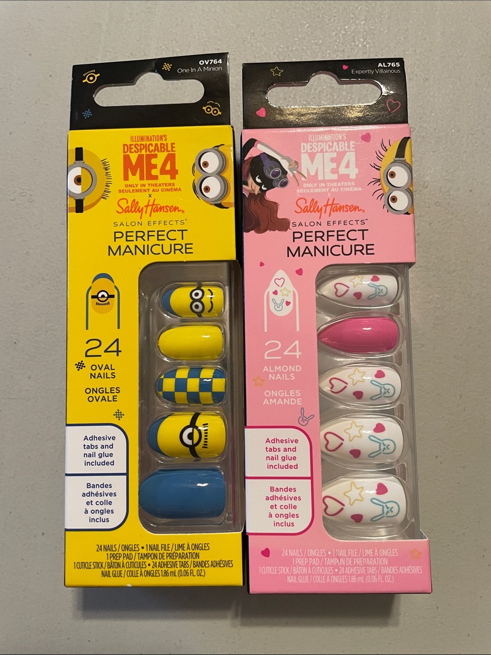 Despicable Me4 Sally Hansen Limited edition Perfect Manicure Bundle New